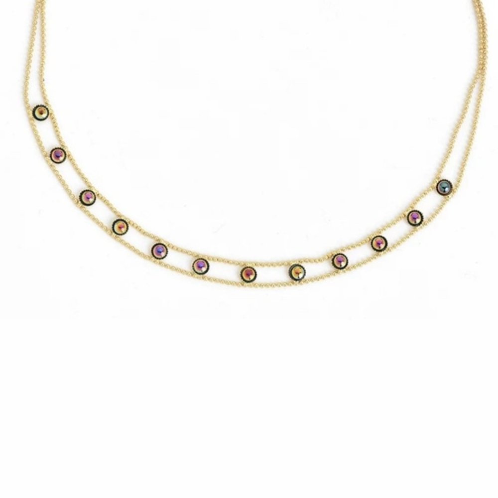 14k Choker Titanium Hematite - Picture 6 of 7